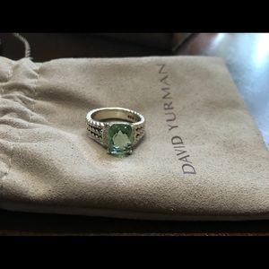 David Yurman—Petite Wheaton Prasiolite & diamond